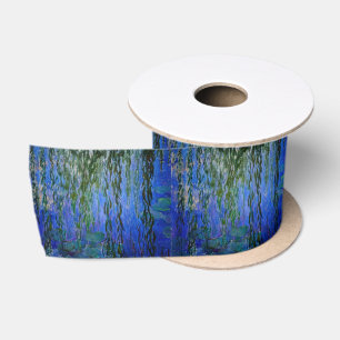 Lazo De Raso Claude Monet - Nenúfares con sauce llorón