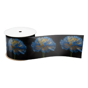 Lazo De Raso Clavel Amarillo y Azul,
