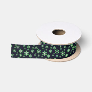 Lazo De Raso Cochos verdes y blancos con fondo azul
