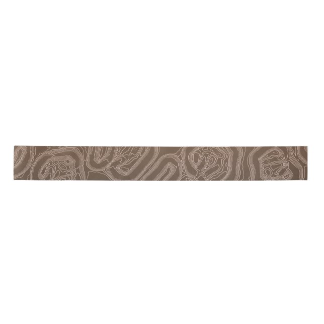Lazo De Raso Coffee Bean Satin Ribbon (Anverso)