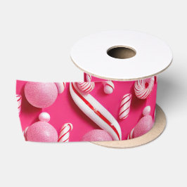 Lazo De Raso Colección Fun Candy Lane, Gumballs Rosa