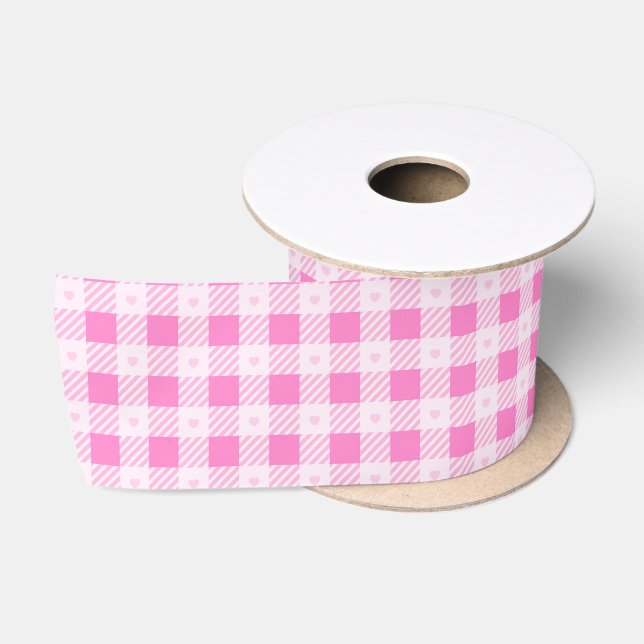 Lazo De Raso Colección rosa moderno con mucho amor (Carrete)