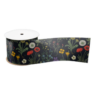 Lazo De Raso Collage de flores silvestres