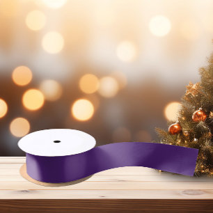 Lazo De Raso Color de tendencia Azul Púrpura