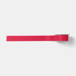 Lazo De Raso Color Rojo Carmesí Sólido Plano