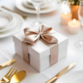 Lazo De Raso Color sencillo Cinta satinado bimémica beige