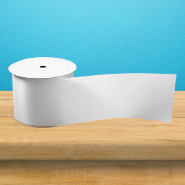 Lazo De Raso Color sólido blanco puro