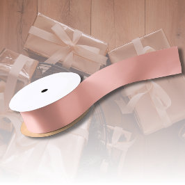 Lazo De Raso Color sólido de arrecife de coral pastel | Clásica