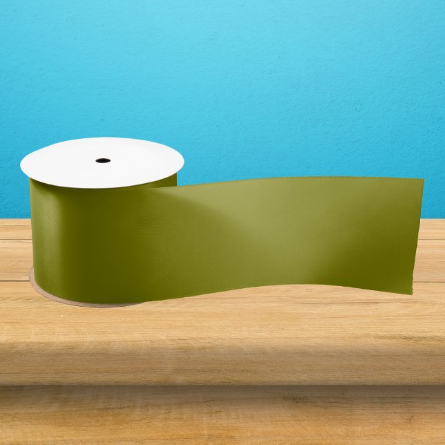 Lazo De Raso Color sólido de oliva (Subido por el creador)