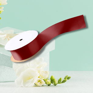 Lazo De Raso Color sólido de terciopelo rojo   Clásica   Elegan