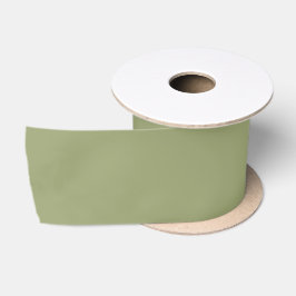 Lazo De Raso Color verde musgo apagado