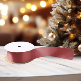 Lazo De Raso Colores clásicos - Rojo cálido - Cinta satinada só