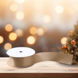 Lazo De Raso Colores de tendencia - Color beige cálido - sólido