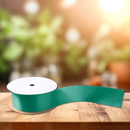 Lazo De Raso Colores de tendencia - Color verde jade - sólido