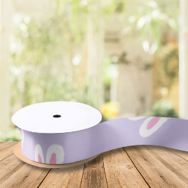 Lazo De Raso Conejo Lavender White Fluffy