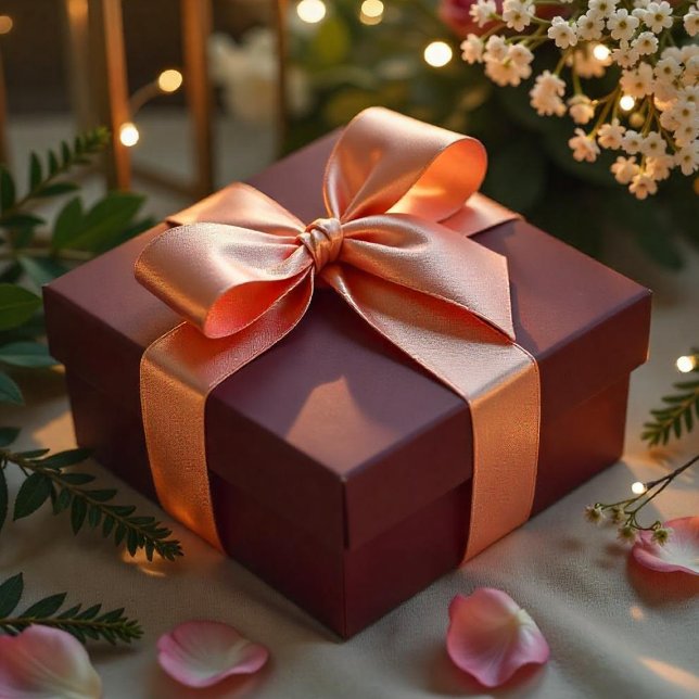 Lazo De Raso Cookie marrón picante BE562F (Spiced Cookie Brown BE562F Satin Ribbon)