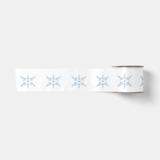 Lazo De Raso Copos de nieve de invierno (Anverso)