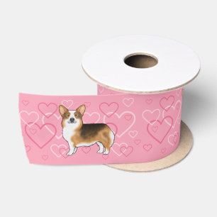 Lazo De Raso Corgi Galés de Pembroke Pelirrojo Ama Rosa