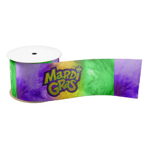 Lazo De Raso Corona tema Mardi Gras festivo de SlipperyJoe rein