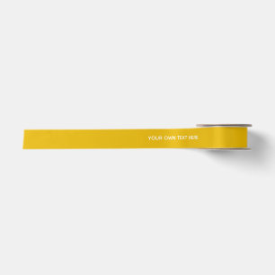 Lazo De Raso Crea tu propio diseño amarillo personalizado