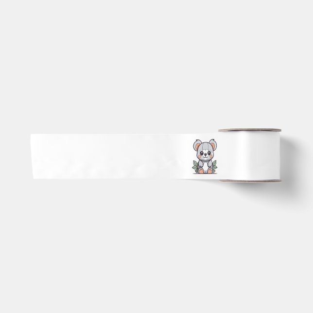 Lazo De Raso Creando Vector de Koala Mágico Kawaii (Anverso)