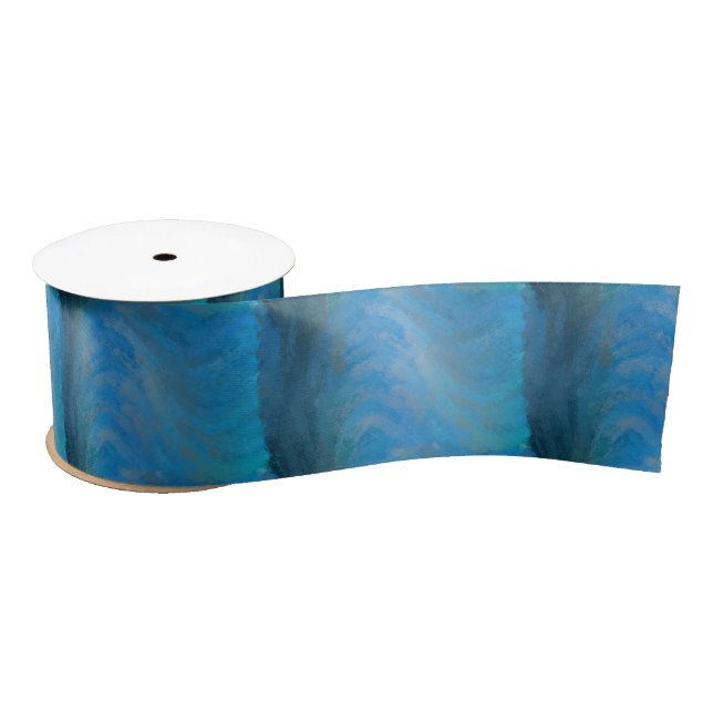 Lazo De Raso creative wavy blue design (Carrete)