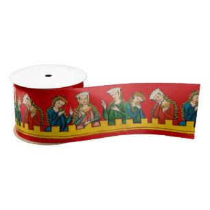 Lazo De Raso Crimson medieval