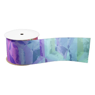 Lazo De Raso cristal de arco iris congelado: