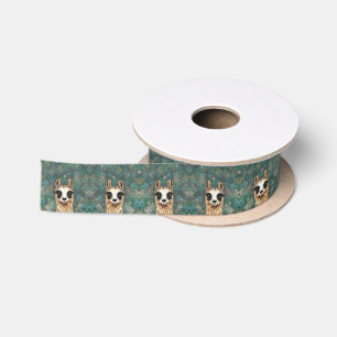 Lazo De Raso Curioso llama Ribbon