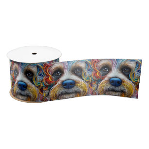 Lazo De Raso Cute Pop Art Terrier