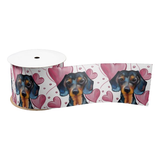 Lazo De Raso Dachshund (Carrete)