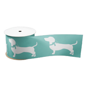 Lazo De Raso Dachshund Wiener Dog Puppy Satin Ribbon