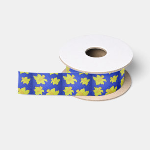 Lazo De Raso Daffodils Pop Art Blue