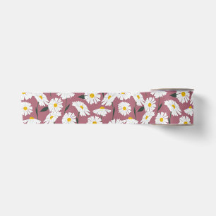 Lazo De Raso Daisies en rosa