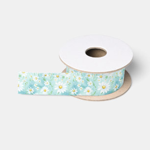 Lazo De Raso Daisies Satin Ribbon