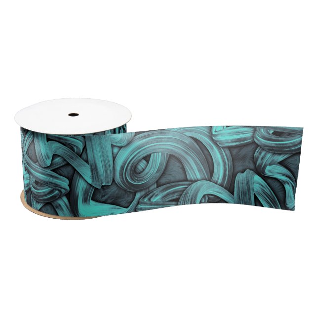 Lazo De Raso deep thought - black and teal : (Carrete)