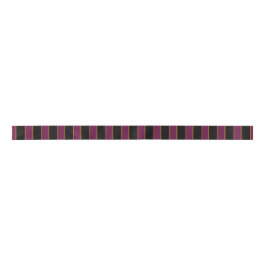 Lazo De Raso Deep Vintage Striped Pink Pattern Satin Ribbon
