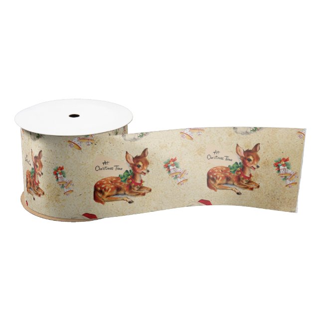 Lazo De Raso Deer Santa (Carrete)