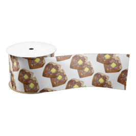 Lazo De Raso Desayuno francés con mantequilla y jarabe