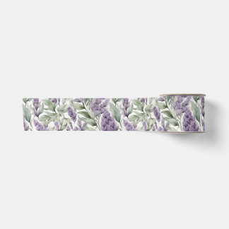 Lazo De Raso Desconexión floral de Lilac y Sage
