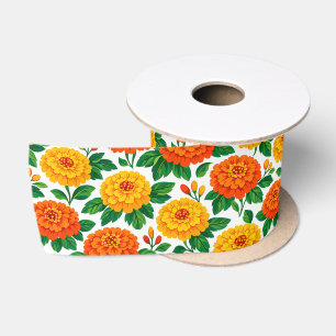 Lazo De Raso Día de Muertos, Fiesta de Marigold