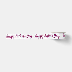 LAZO DE RASO DÍA DEL PADRE FELIZ TEXTO PERSONALIZADO NOMBRE CON