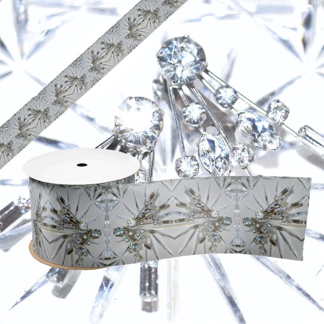 Lazo De Raso Diamantes de imitación de Retro Glam (Subido por el creador)