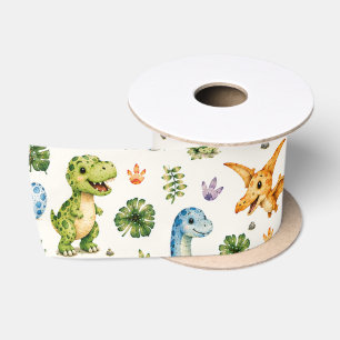 Lazo De Raso Dino-Mite Feliz Cumpleaños