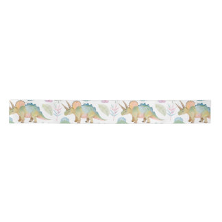 Lazo De Raso Dinosaur Triceratops Party Ribbon