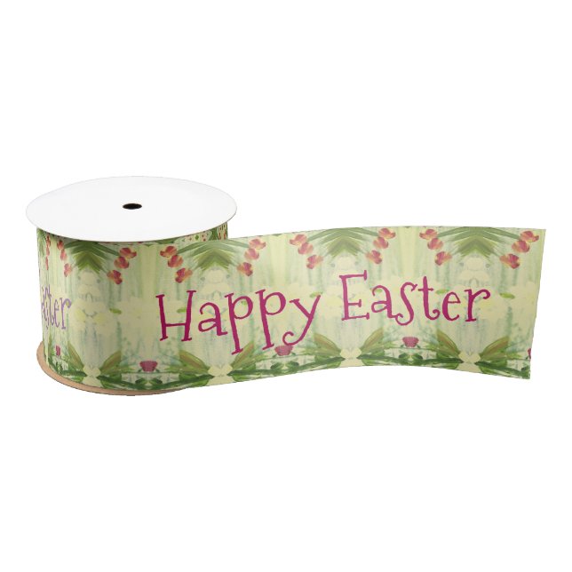 Lazo De Raso Diseño de bonito Easter (Carrete)