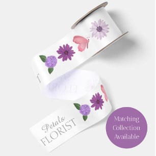 Lazo De Raso Diseño de Marca de Floristería Boutique Moderna