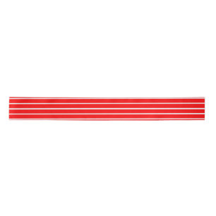 Lazo De Raso Diseño de Rayas Rojas y Blancas