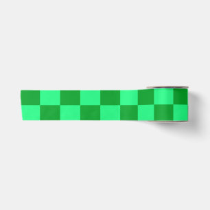 Lazo De Raso Diseño de verificador verde claro y oscuro