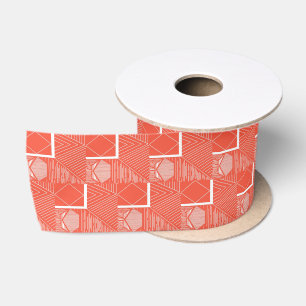 Lazo De Raso Diseño Mod Coral Chic
